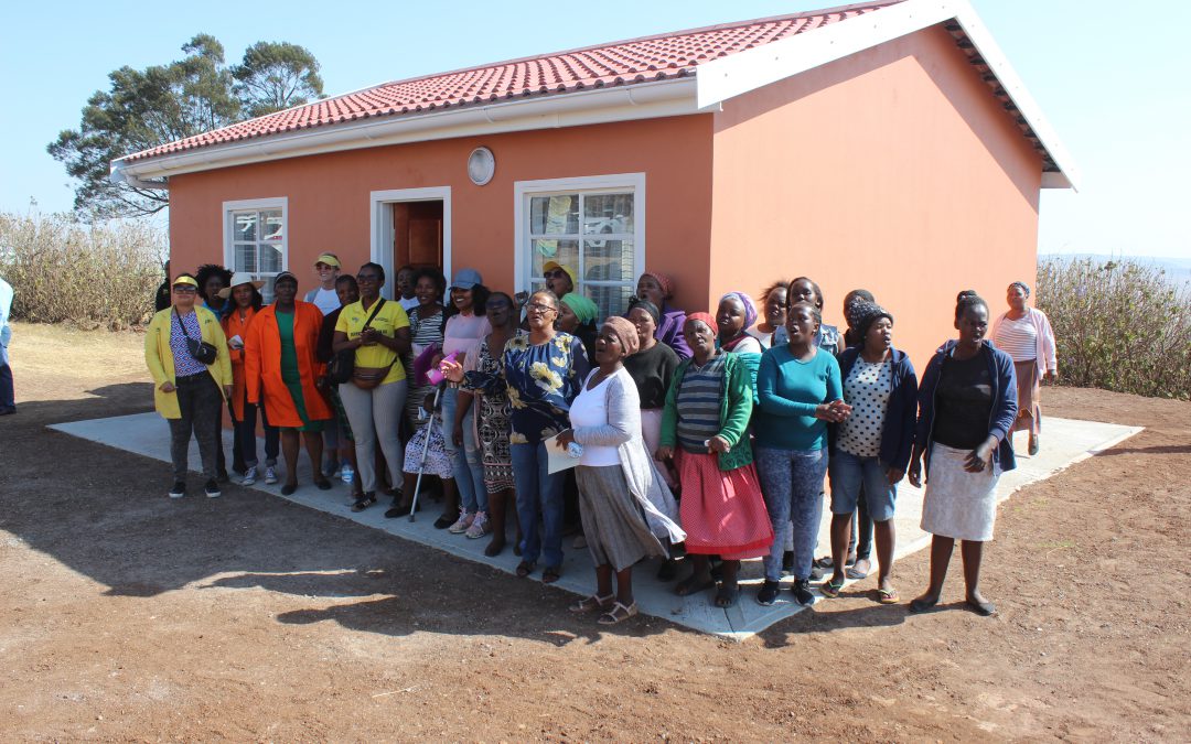 DESTITUTE ELDERLY WOMEN RECEIVE NEW HOMES IN OR TAMBO