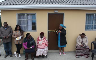 DESTITUTE FAMILIES TO RECEIVE NEW HOMES IN OR TAMBO