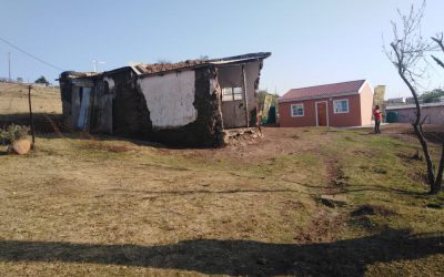 EASTERN CAPE HUMAN SETTLEMENTS MEC, NONCEBA KONTSIWE HANDS OVER A 15.8 MILLION RAND RURAL RDP HOUSING PROJECT